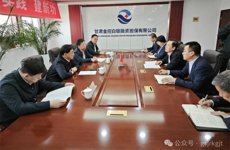 白銀市委書(shū)記楊建武一行到金控白銀擔(dān)保調(diào)研指導(dǎo)工作